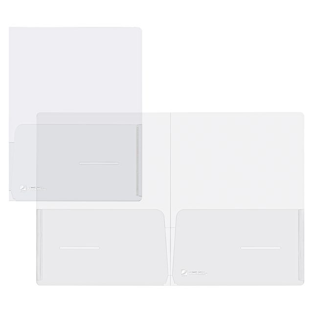 Cartella con doppia tasca Full - A4 - PP - trasparente - King Mec