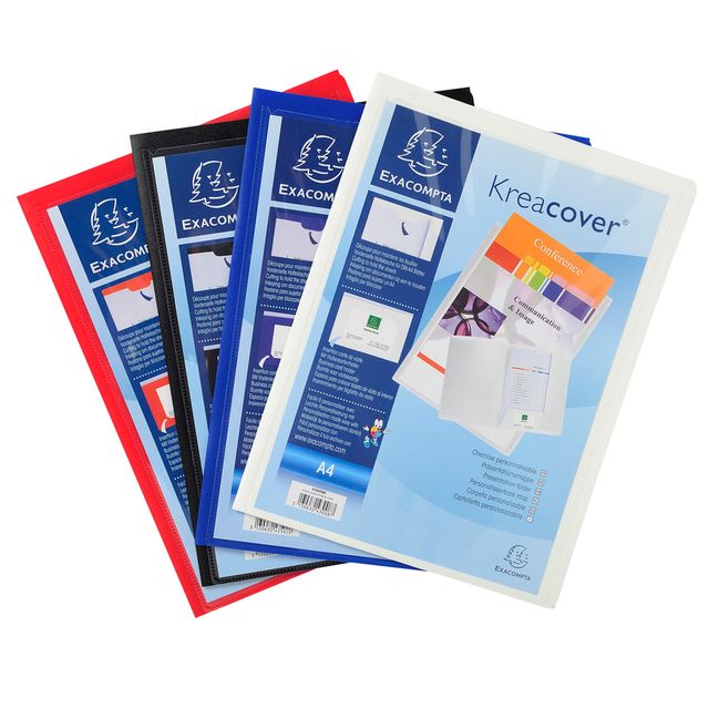 Cartella di presentazione con 2 alette Kreacover - A4 - PP - colori assortiti -…