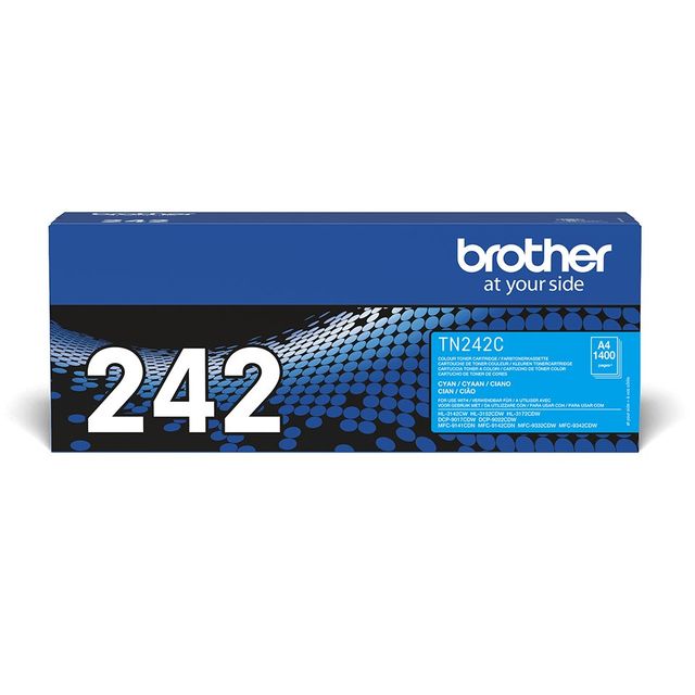 Brother TN242C - Ciano - originale - cartuccia toner - per Brother DCP-9017, DC…