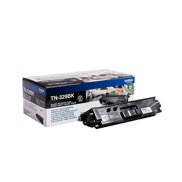 Brother TN329BKP - Nero - originale - cartuccia toner - per Brother DCP-L8450CD…