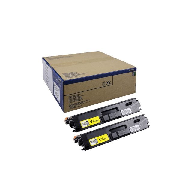 Brother TN900y - Confezione da 2 - giallo - originale - cartuccia toner - per B…