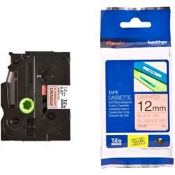 Brother TZE-B31 nastro per etichettatrice Nero su arancione fluorescente
