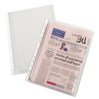 Buste forate con soffietto - Superior - buccia - 21 x 29,7 cm - trasparente - F…