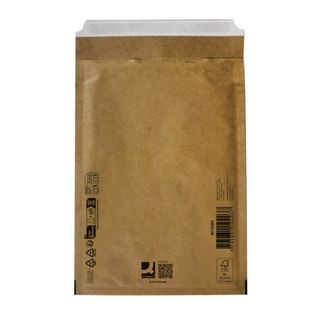 Buste imbottite per spedizioni Q-Connect avana 4/D - conf. 10 pz - 180x265 mm K…