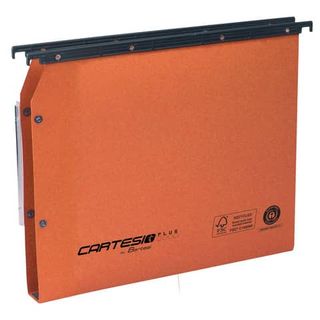 Cartelle sospese laterali per armadi CARTESIO PLUS 33 cm fondo U 5 cm arancio C…