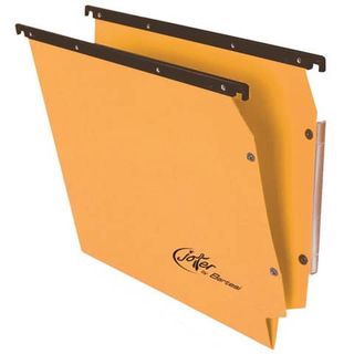 Cartelle sospese laterali per armadi Linea Joker 33 cm fondo V - giallo conf. 2…