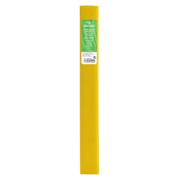 CANSON CARTA CRESPA 32GR ROTOLO 50 X 250 CM GIALLO LIMONE CONF 10 Pz.