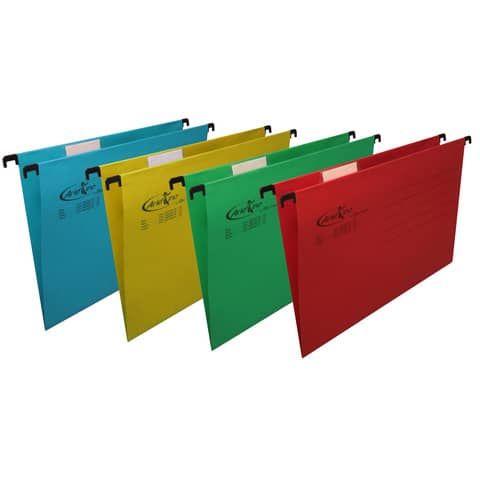 Cartelle sospese orizzontali per cassetti Linea Arlekino 33 cm fondo V - assort…