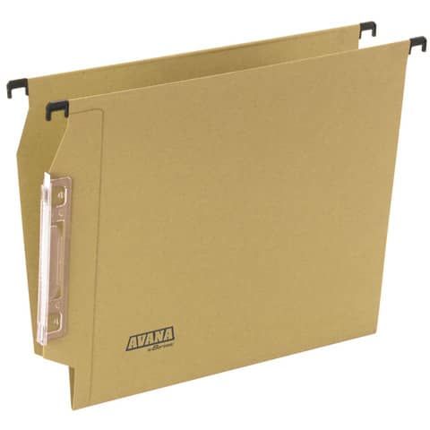 Cartelle sospese per armadi AVANA 33 cm fondo a V avana Conf. 50 pezzi - 064 F …