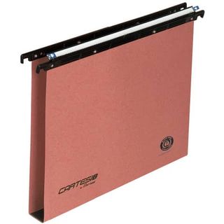 Cartelle sospese per cassetti CARTESIO 39 cm. fondo U3 arancio Conf. 50 pezzi -…