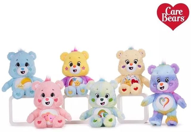 CAREBEARS PELUCHE SERIE 7 6 ASSORTITIS 28CM