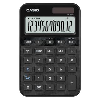 CASIO MS-20YC SMALL DESK CACOLATRICE DA TAVOLO 12 CIFRE NERO