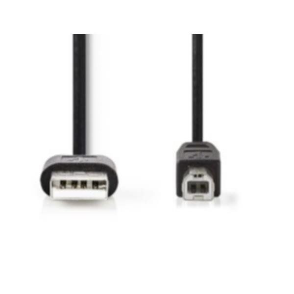 CAVI COMPUTER MOBILE - CAVO USB A-B 2.0 NERO 3 MT