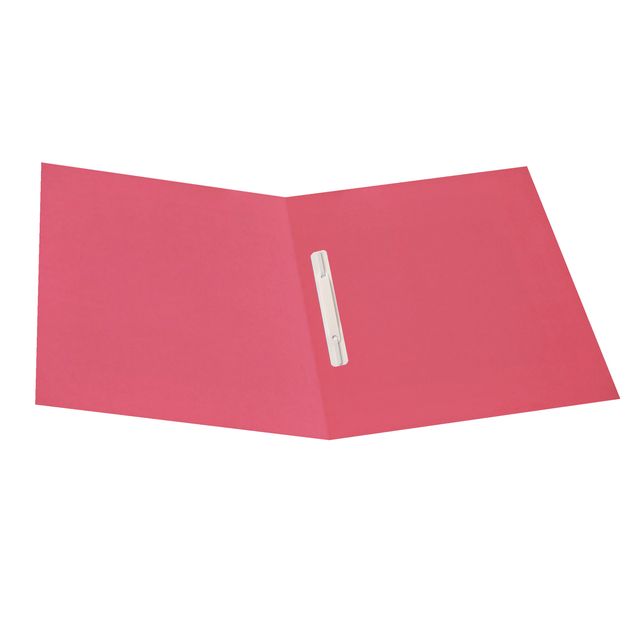 Cartellina semplice con pressino - 200 gr - 25 x 34 cm - cartoncino riciclato manilla - magenta - Cartotecnica del Garda - conf. 50 pezzi