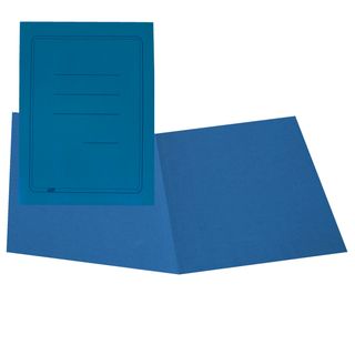 Cartellina semplice con stampa - 145 gr - 25 x 34 cm - azzurro - cartoncino man…