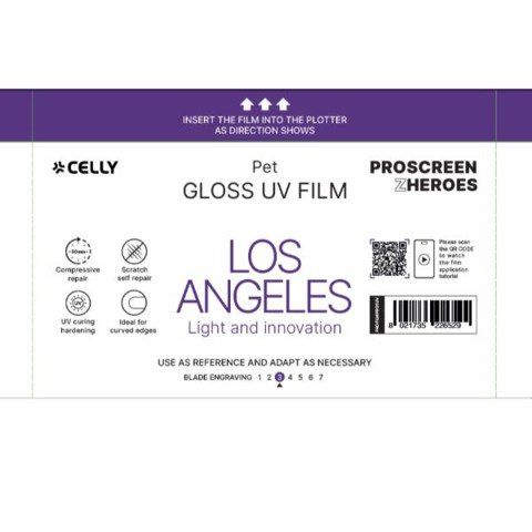 CELLY 20 PZ PROFILM UV GLOSSY LOS ANGELES