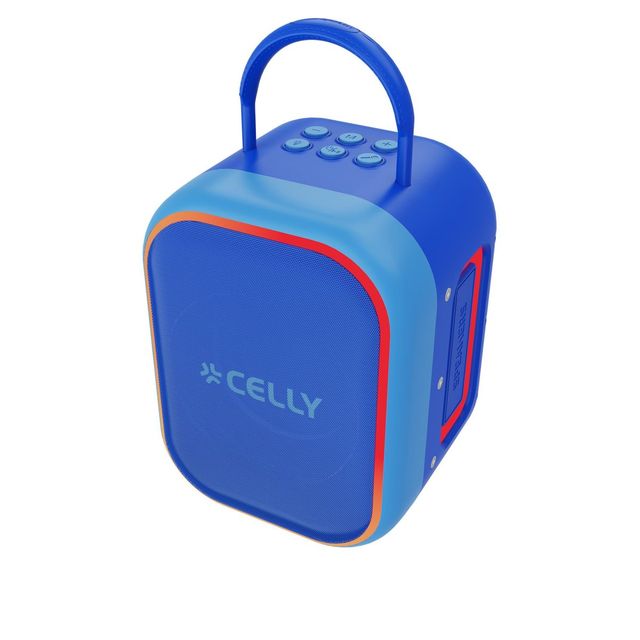 CELLY PARTYKIDS2 SPEAKER WIRELESS 10 W CON 2 MICROFONI WIRELESS CON EFFETTI VOC…
