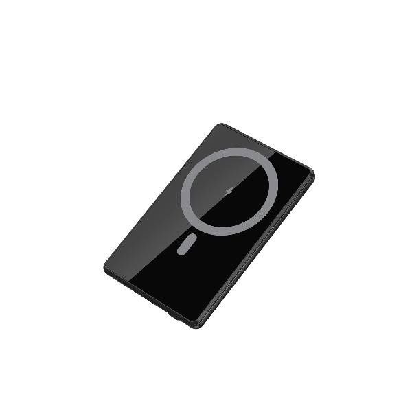 CELLY POWERBANK WIRELESS Magsafe 5.000mAh ULTRASOTTILE IN ALLUMINIO 15 W DISPLA…