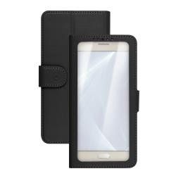 CELLY UNICAVIEW XXL - Flip cover per cellulare - nero