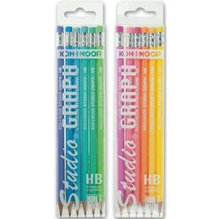 CF6 STUDIO GRAPH - MATITE GRAFITE HB CON GOMMINO - 2 VARIANTI COLORE