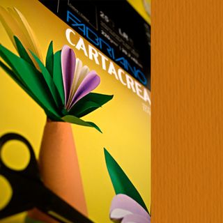 Cartoncino CartaCrea - 35 x 50 cm - 220 gr - terra bruciata - Fabriano - bliste…