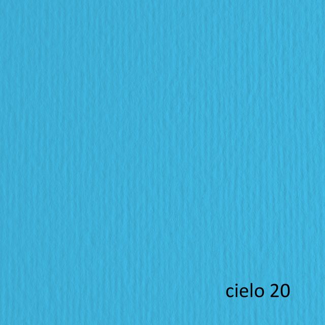 Cartoncino Elle Erre - 50 x 70 cm - 220 gr - cielo 120 - Fabriano - blister 20 …