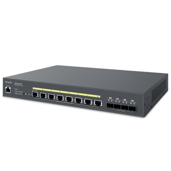 CLOUD MANAGED SWITCH 8-PORT 2.5GBE POE.AF/AT/BT 240W 4X10GB SFP+ L2+ 13