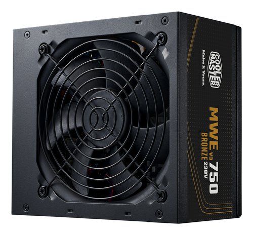 COOLER MASTER MWE BRONZE 750 V3 ALIMENTATORE 750 W ATX 80 PLUS BRONZE FAN 120mm…