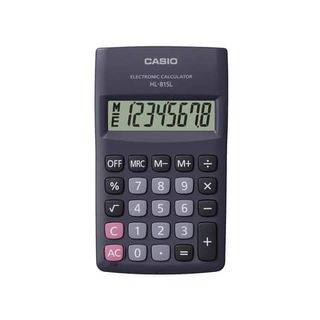 Casio HL-815L - Calcolatrice tascabile - 8 cifre - batteria - nero