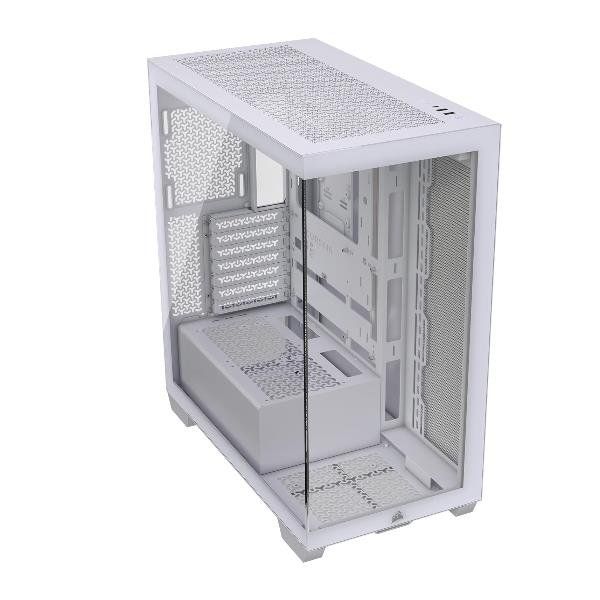 CORSAIR 3500X WHITE MID-TOWER ATX CASE PER PC VETRO TEMPERATO PANORAMICO COMPAT…
