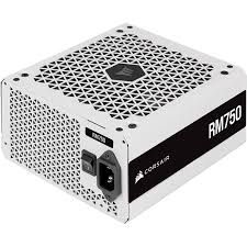 CORSAIR ALIMENTATORE RM750E WHITE, 750 WATT, CYBENETICS GOLD CERTIFIED, FULLY M…