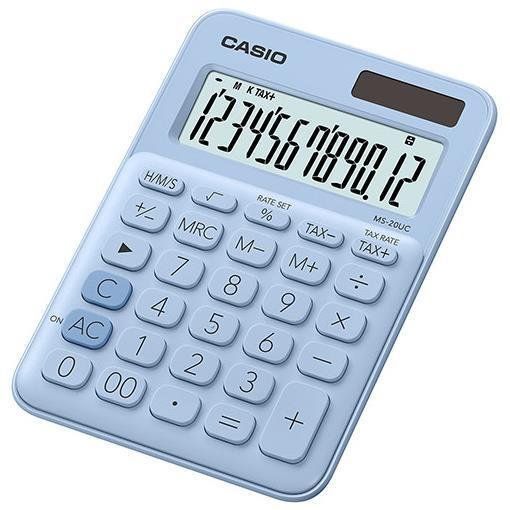 Casio MS-20UC - Calcolatrice da tavolo - 12 cifre - pannello solare, batteria -…