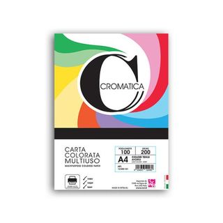 CWR Deco Cromatica - Carta - A4 - 100 fogli - assortiti delicati - 200 g/m²