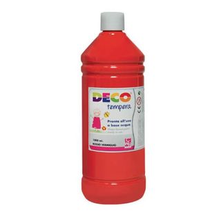CWR TEMPERA FLACONE 1000ML ROSSO VERM.