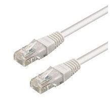 Cablaggio in Rame - PATCH UUTP CAT.6 PVC BIANCO 0.5M