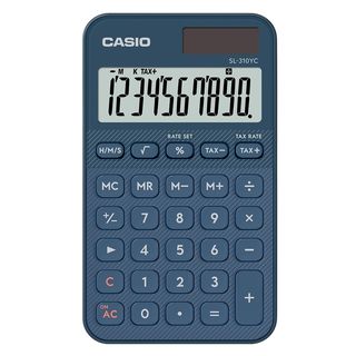 Calcolatrice da tavolo MS-20YC blu Casio