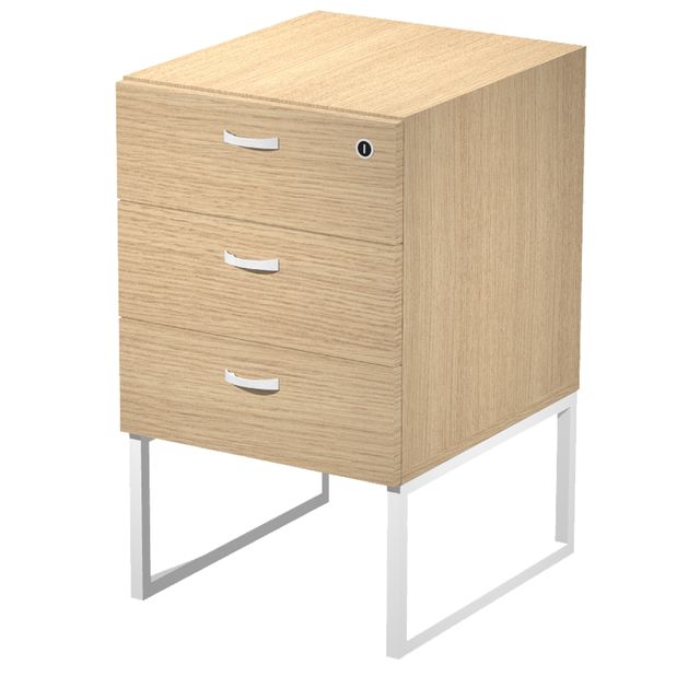 Cassettiera Essence - 3 cassetti - con supporto metal - 41,5 x 49,5 x 57,6 cm -…