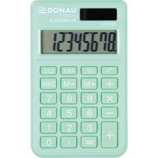 Calcolatrice tascabile Donau Tech con display a 8 cifre - 97x60x10 mm verde chi…