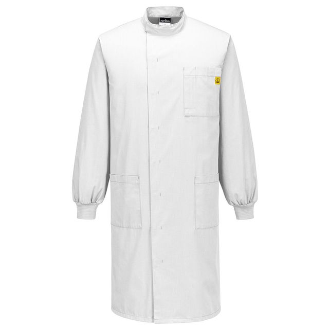 Camice da laboratorio Howie - antistatico - taglia XL - bianco - Portwest