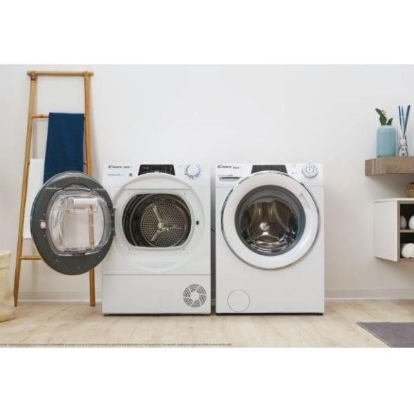 Candy RapidÓ ROE H8A2TCEX-S - Asciugatrice WiFi - larghezza: 59.6 cm - prof. 58…