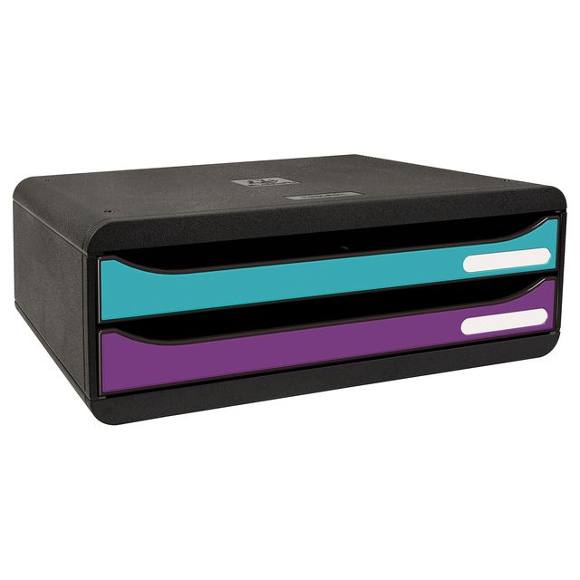 Cassettiera Toolbox - linea Titane - 27 x 35,5 x 13,5 cm - 2 cassetti - colori …