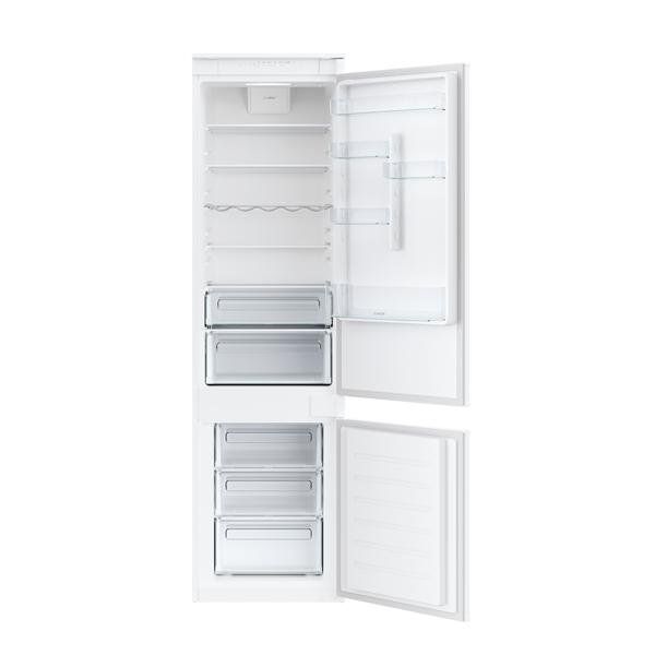 Candy frigorifer a 2 porte, a incasso, classe E, bianco