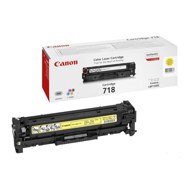 Canon 718 Yellow - Giallo - originale - cartuccia toner - per ImageCLASS LBP720…