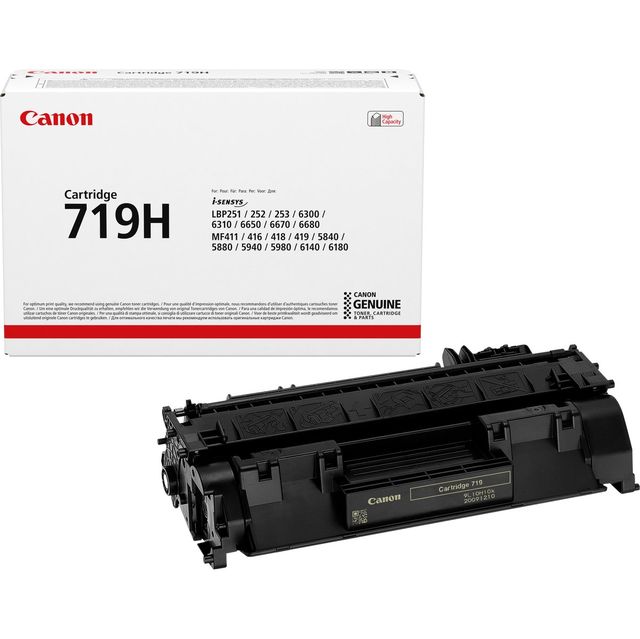 Canon 719 H - Alta resa - nero - originale - cartuccia toner - per i-SENSYS LBP…
