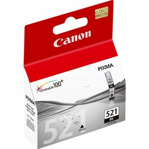 Canon CLI-521BK - 9 ml - nero per foto - originale - serbatoio inchiostro - per…