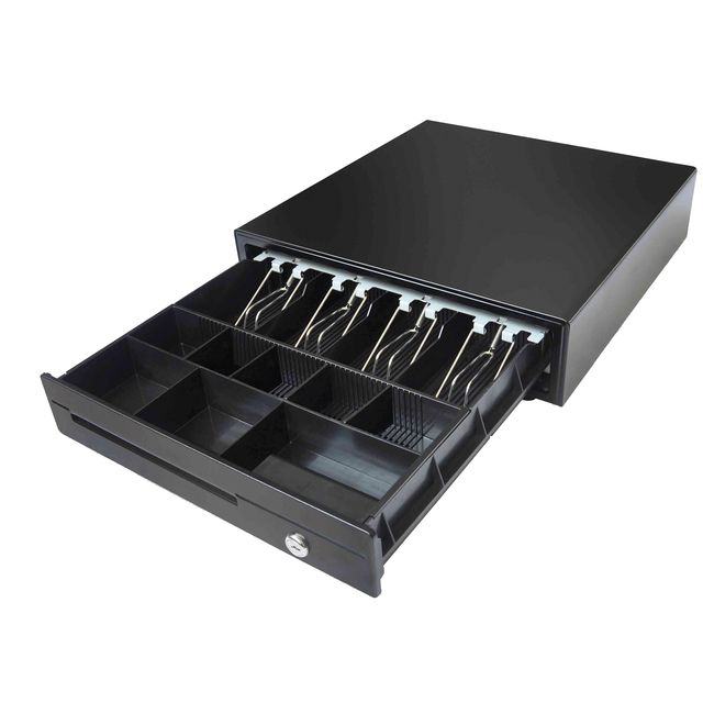 Cassetto portadenaro DCE410 - 41 x 42 x 10 cm - nero - Iternet