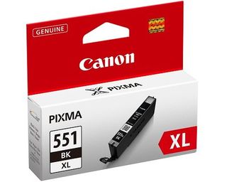 Canon CLI-551BK XL - 11 ml - Alta resa - nero - originale - blister con sicurez…