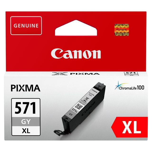 Canon CLI-571GY XL cartuccia d'inchiostro 1 pz Originale Resa elevata (XL) Grig…