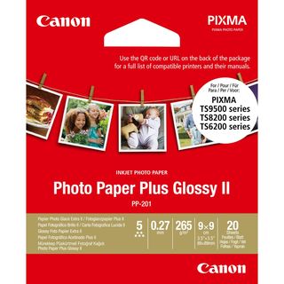 Canon Photo Paper Plus Glossy II PP-201 - Extra-lucida - 270 micron - 89 x 89 m…