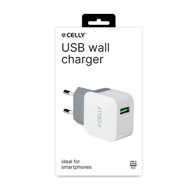 Caricabatterie - TCUSBTURBO - USB-A Wall Charger 12W TURBO